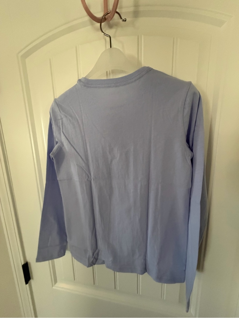 Crewcuts Lavender Long-Sleeve Tee with Metallic Pink Heart Grid - Picture 4 of 6
